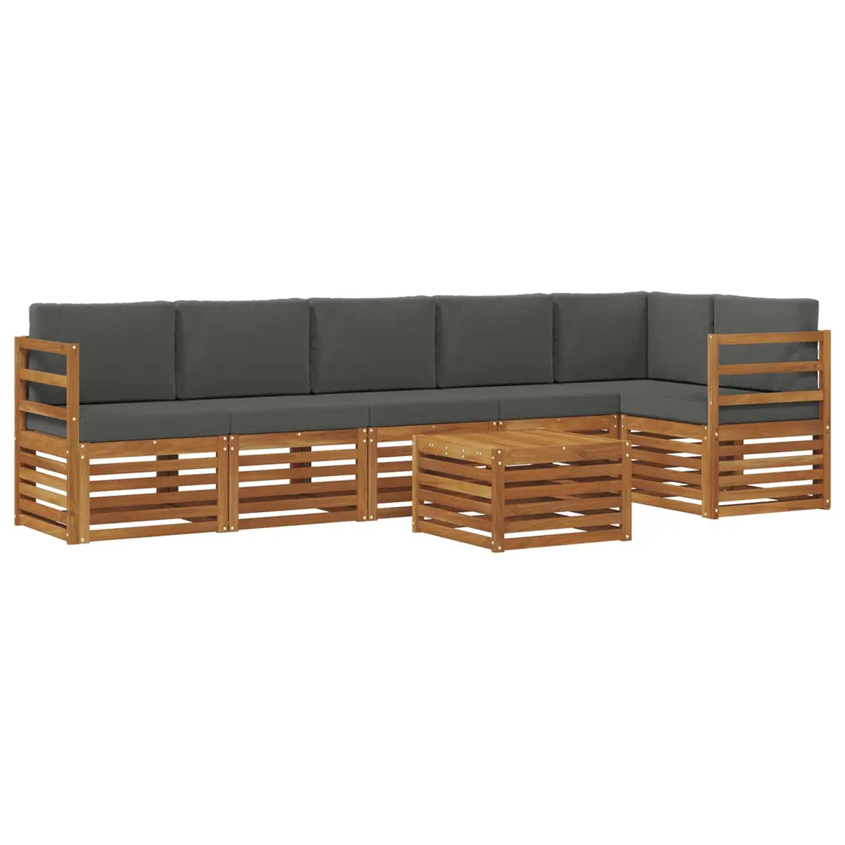 7 Piece Outdoor Modular Sectional Sofa Set