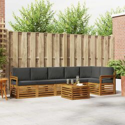 7-Piece Outdoor Sectional Sofa Set for Patios