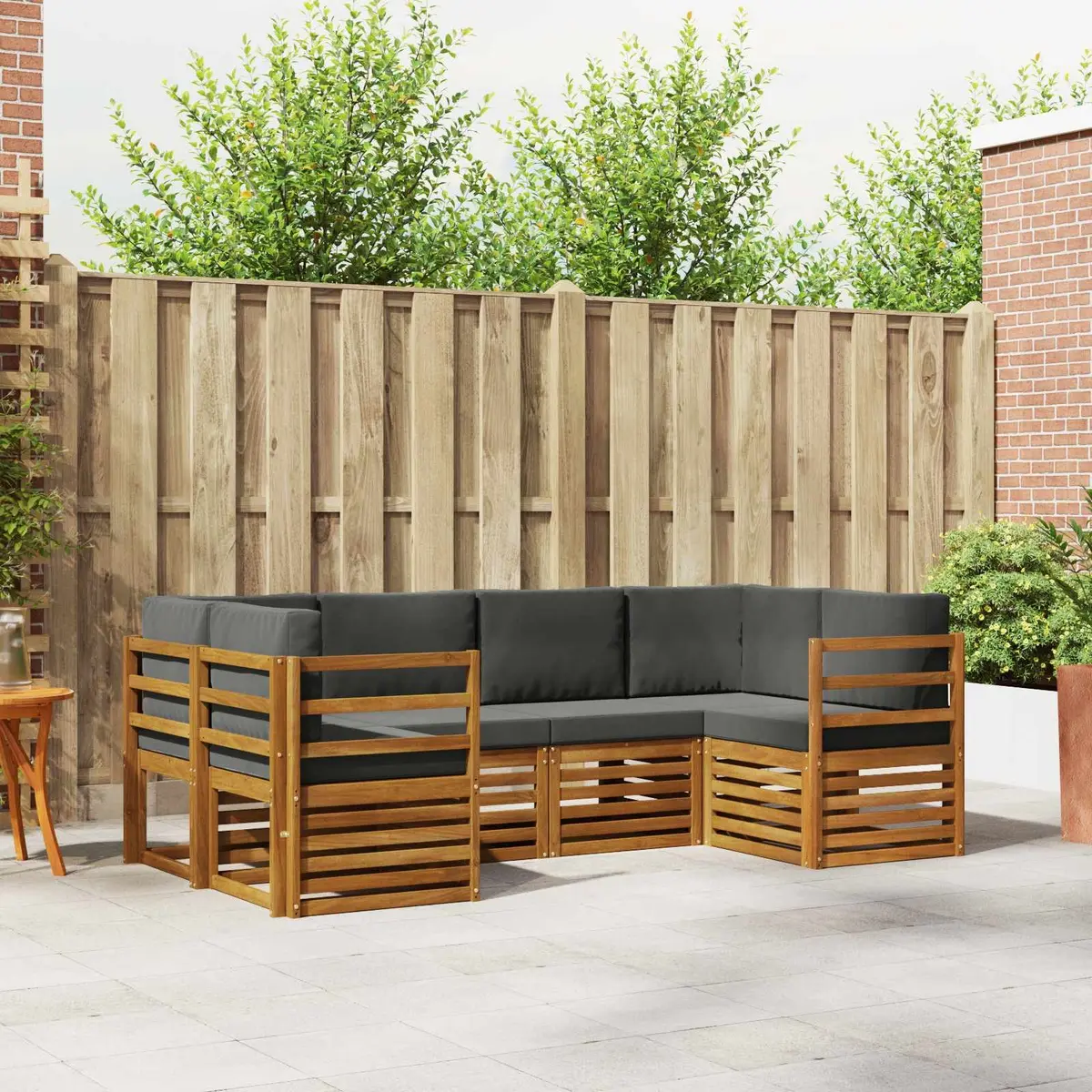 6-Piece Modular Outdoor Sectional Sofa Set