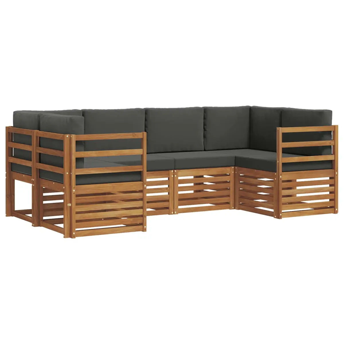 6-Piece Modular Outdoor Sectional Sofa Set