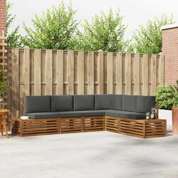 Premium Outdoor Sectional Sofa Set with Acacia Wood