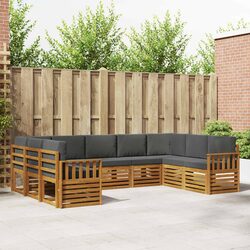 Durable 9-Piece Sectional Sofa Set for Outdoor Use