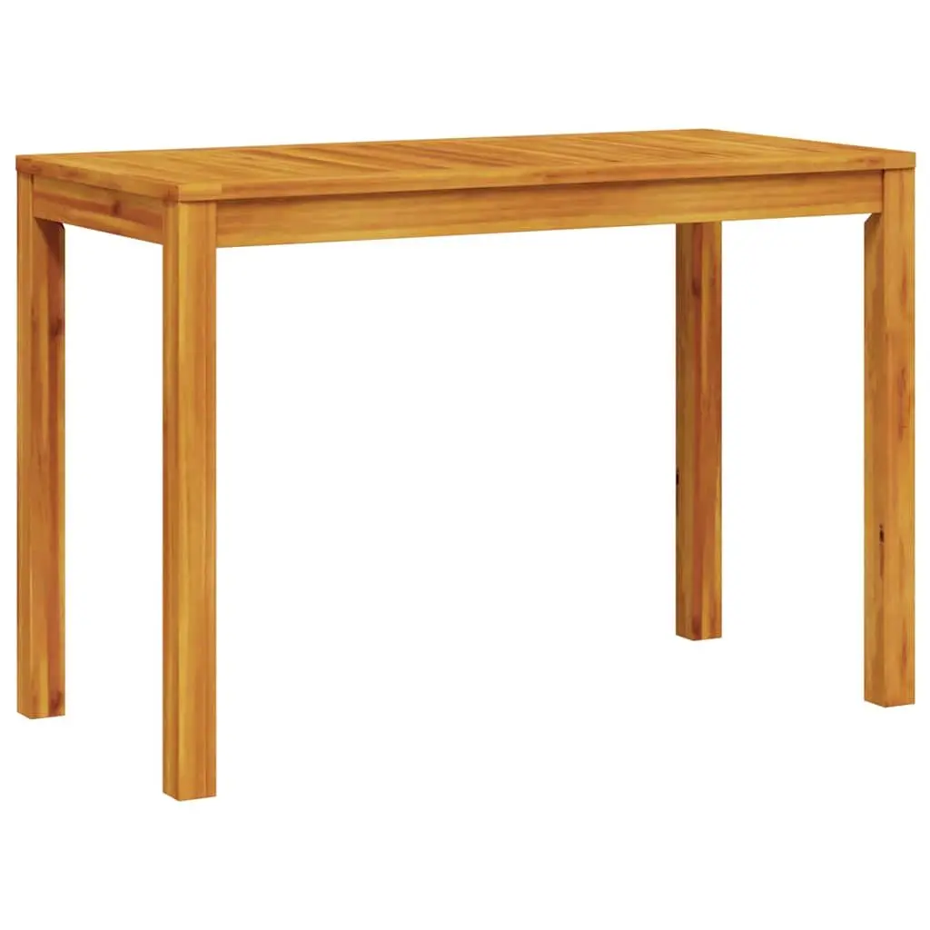 Solid Acacia Wood Garden Dining Set with Two Chairs