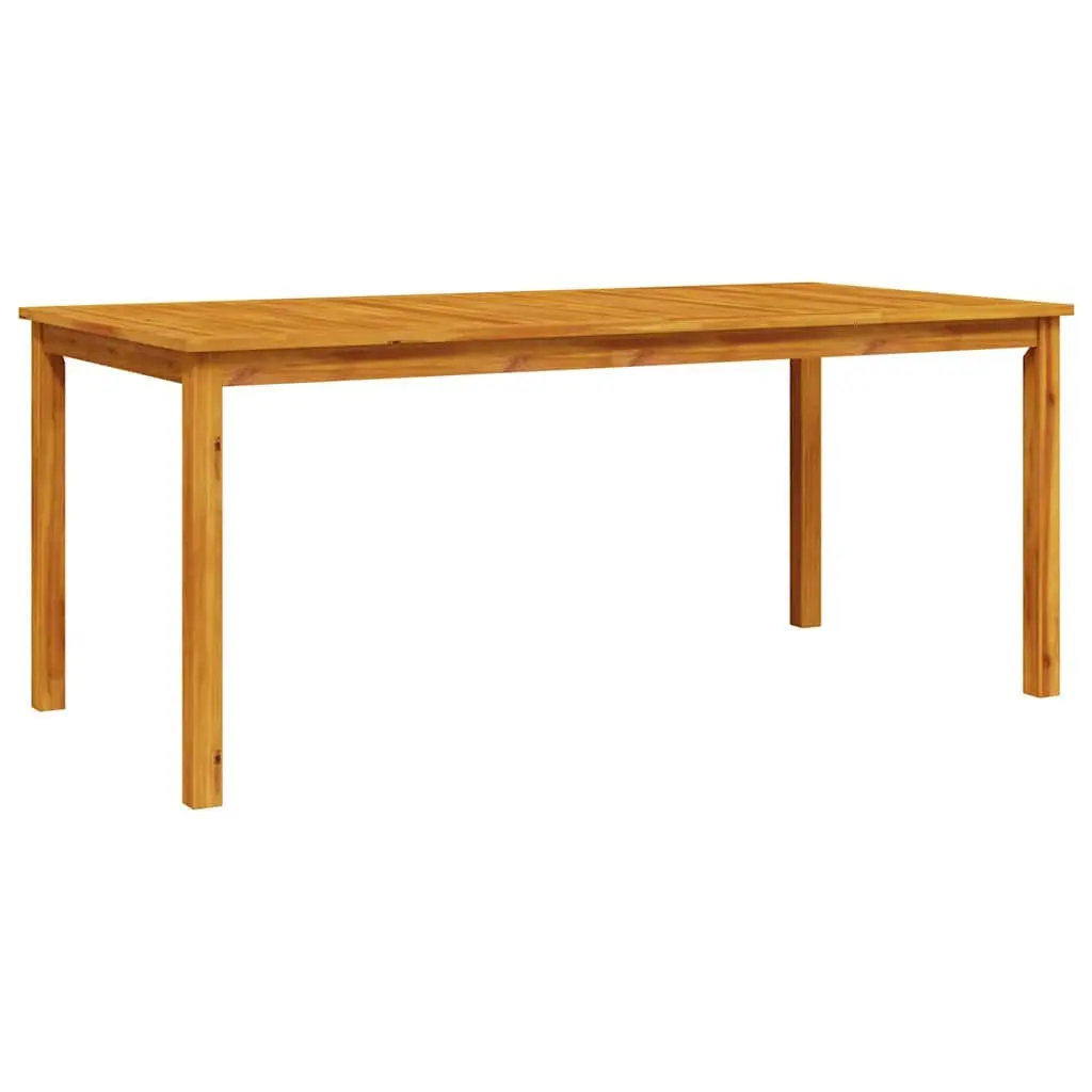 Solid Acacia Wood 7-Piece Garden Dining Set in Brown