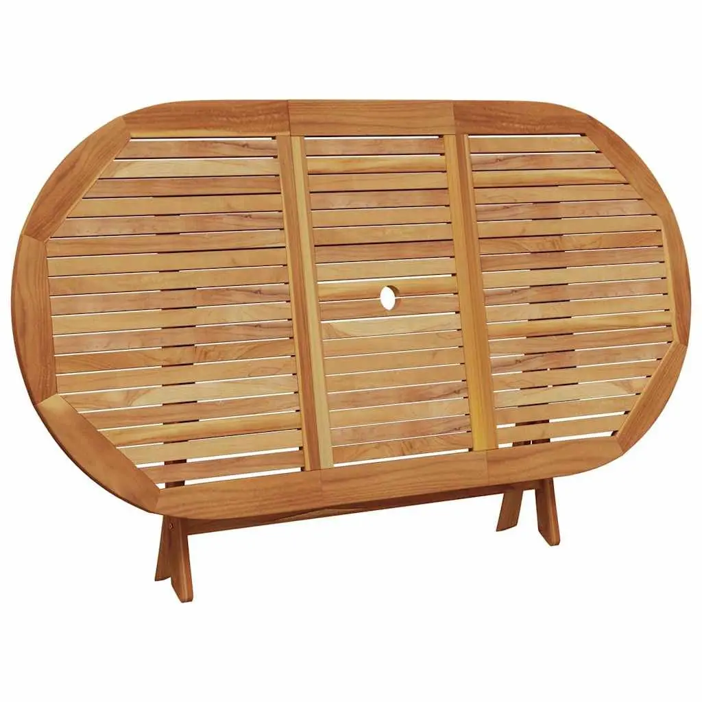 Folding 5 Piece Acacia Wood Garden Dining Set