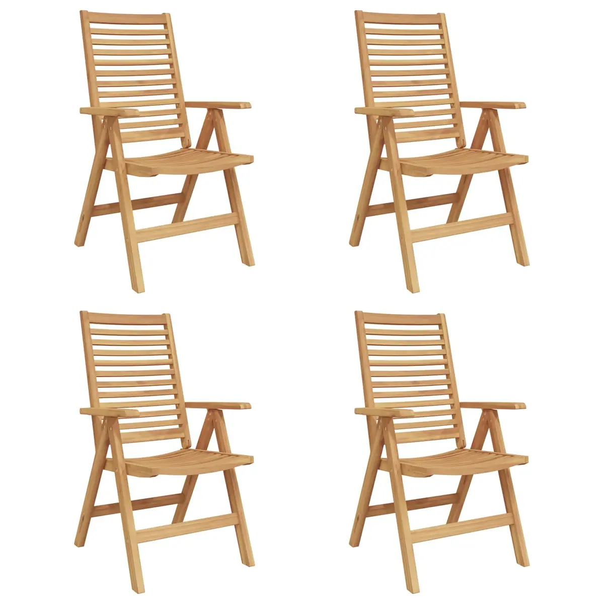 Folding Chair Set of 4 for Outdoor Use