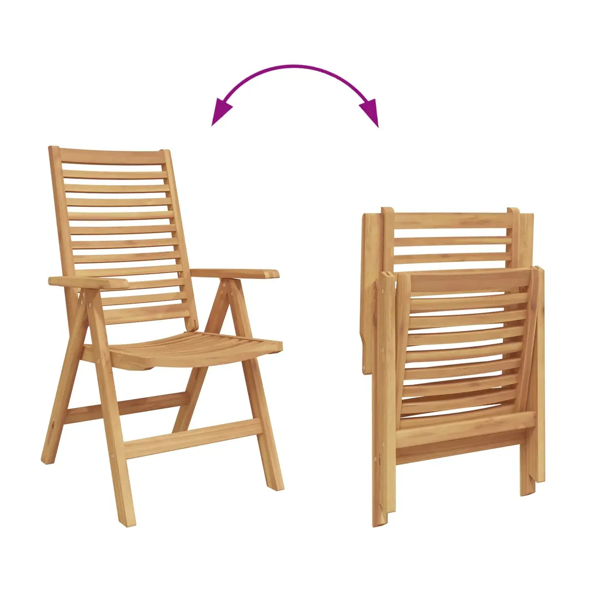 Folding Chair Set of 4 for Outdoor Use