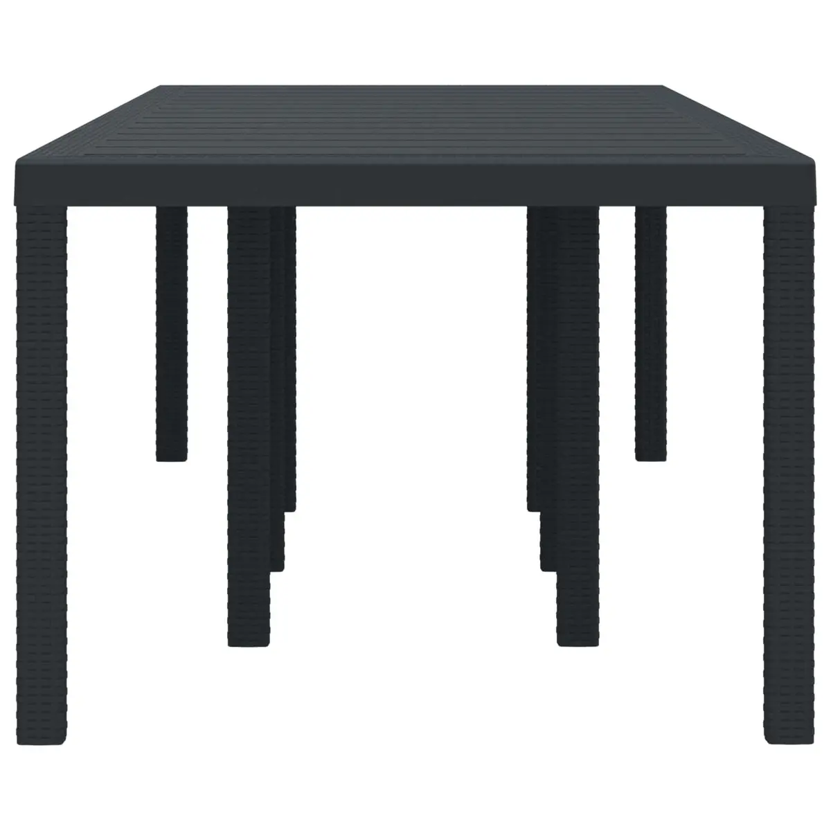 Anthracite Rectangular Garden Dining Table