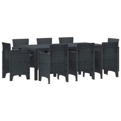 Durable 9-Piece Garden Dining Set for Outdoor Spaces