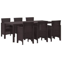Quality Garden Dining Set with 7 Pieces for Outdoor Use
