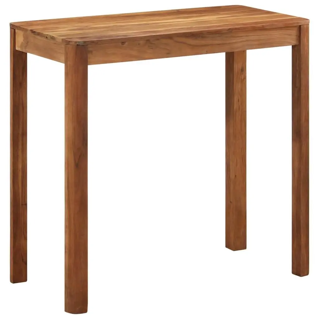 Bar Table Solid Wood Acacia 110cm x 55cm x 106cm Honey Brown