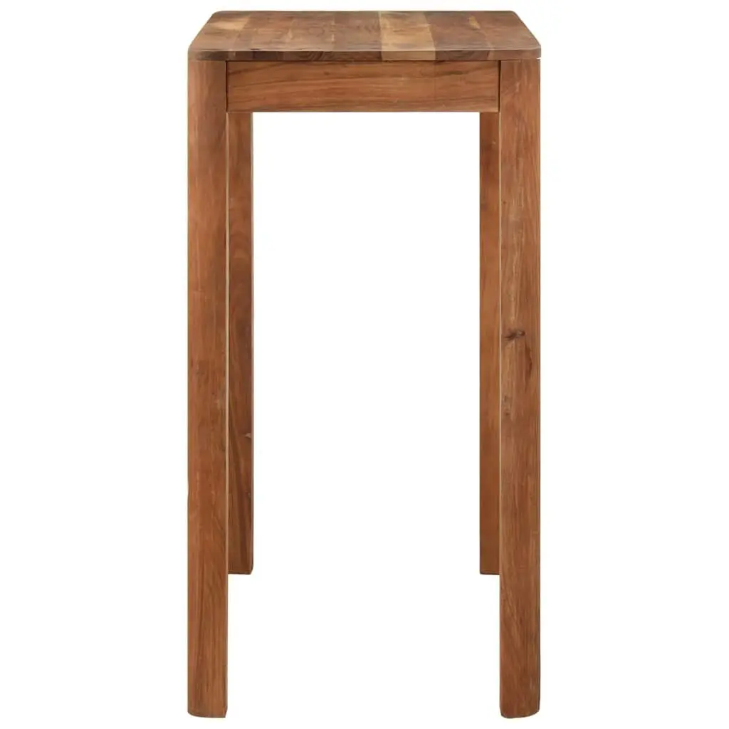 Bar Table Solid Wood Acacia 110cm x 55cm x 106cm Honey Brown