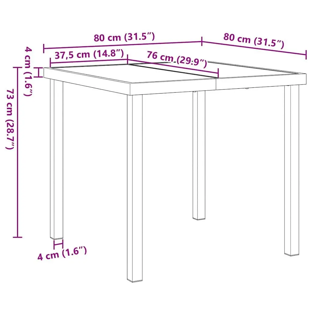 Garden Dining Set 3 Pieces Outdoor Furniture Black Grey PE Rattan Steel