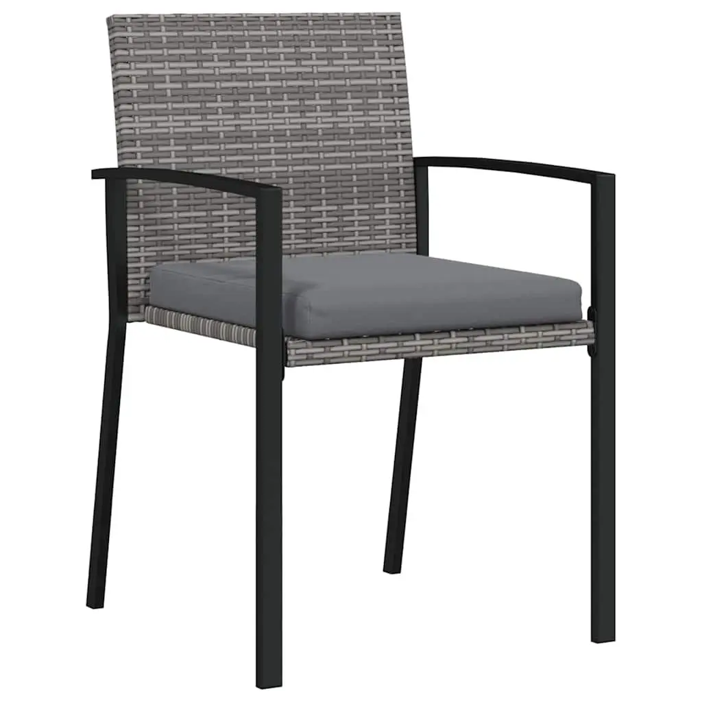 5-Piece Garden Dining Set with Steel Frame