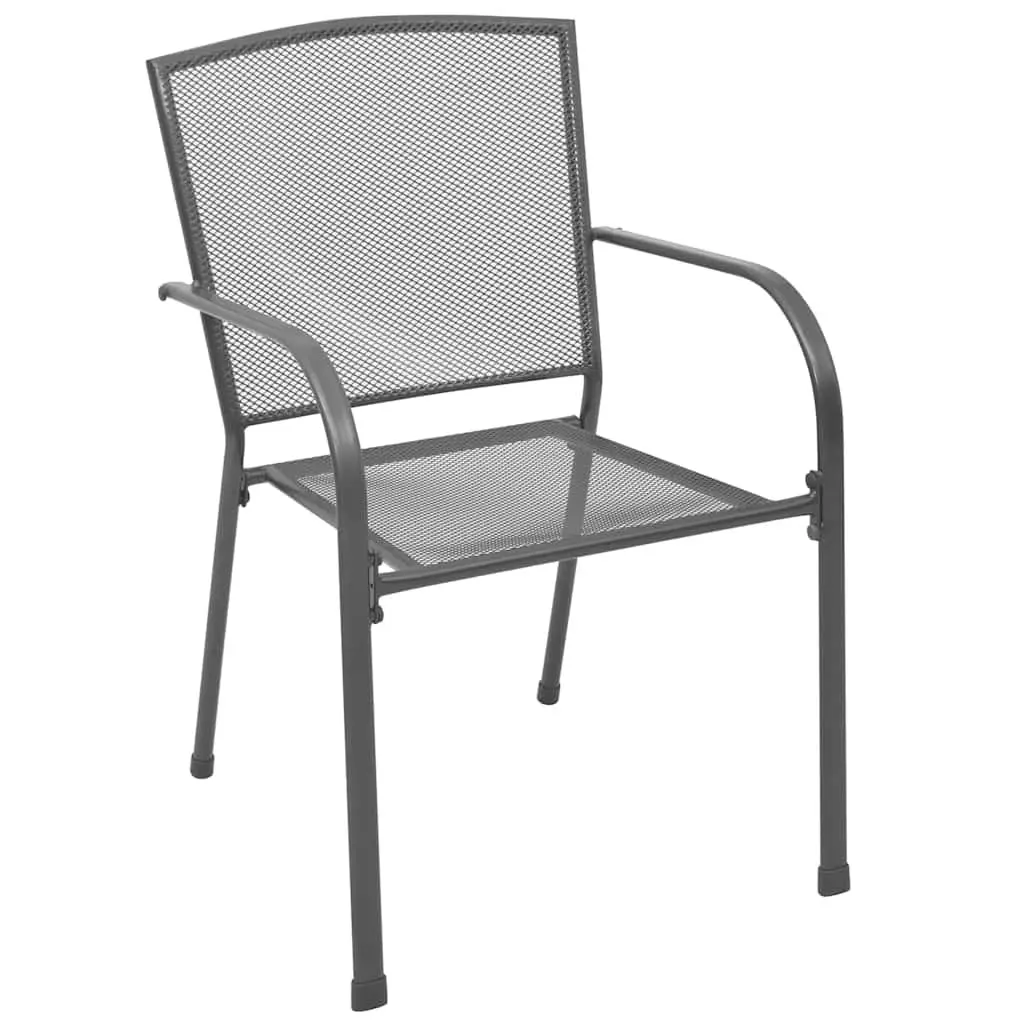 3-Piece Outdoor Dining Set with Sturdy Steel Frame