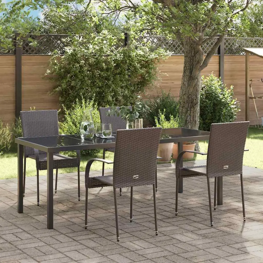 5-Piece Garden Dining Set for Outdoor Spaces