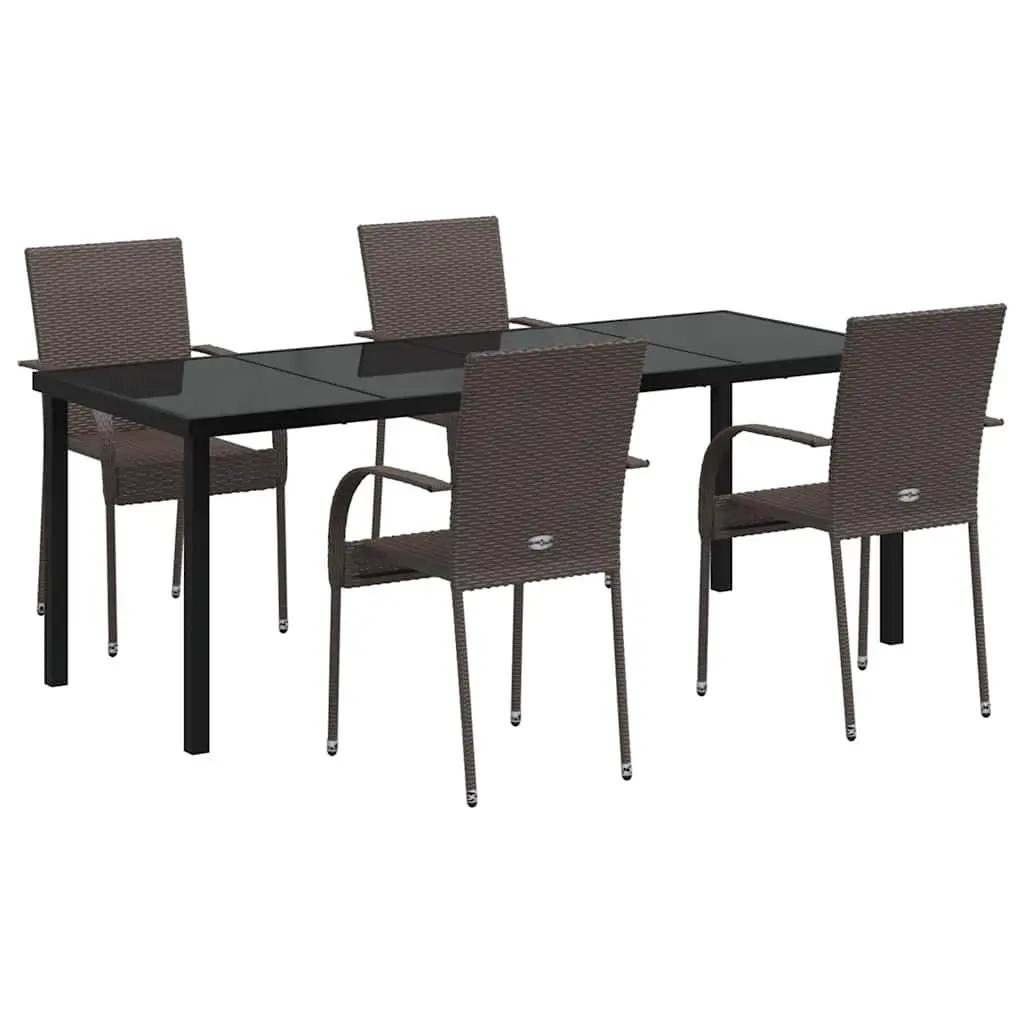 5-Piece Garden Dining Set for Outdoor Spaces