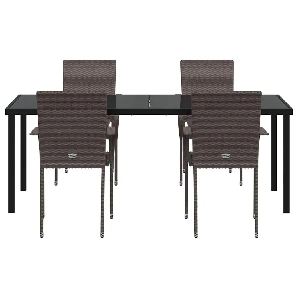 5-Piece Garden Dining Set for Outdoor Spaces