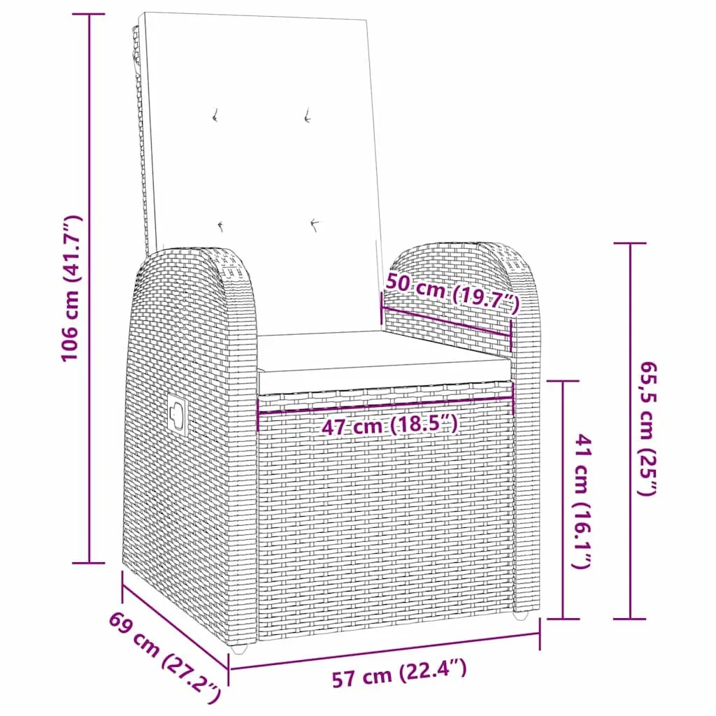 3 Piece Grey Garden Dining Set for Outdoor Spaces