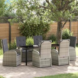 Stylish 7-Piece Garden Dining Set with Durable Build