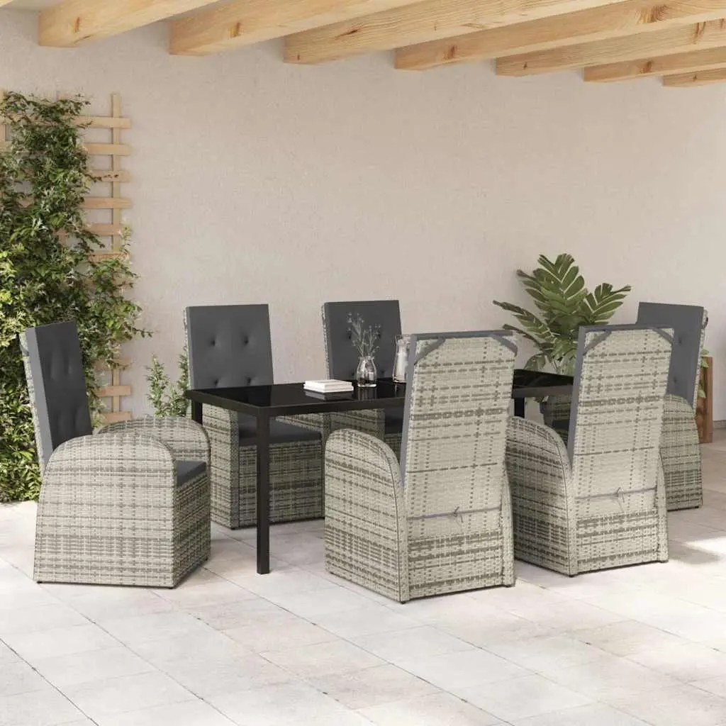 7-Piece Garden Dining Set with Durable Build