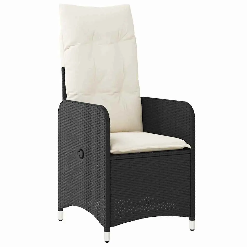 7 Piece Black Outdoor Dining Set