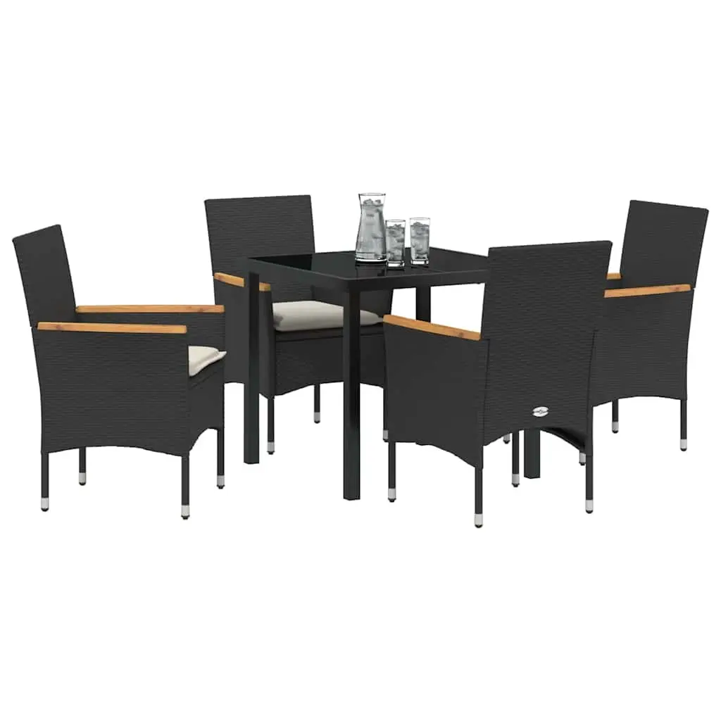 5 Piece Garden Dining Set with Durable Build