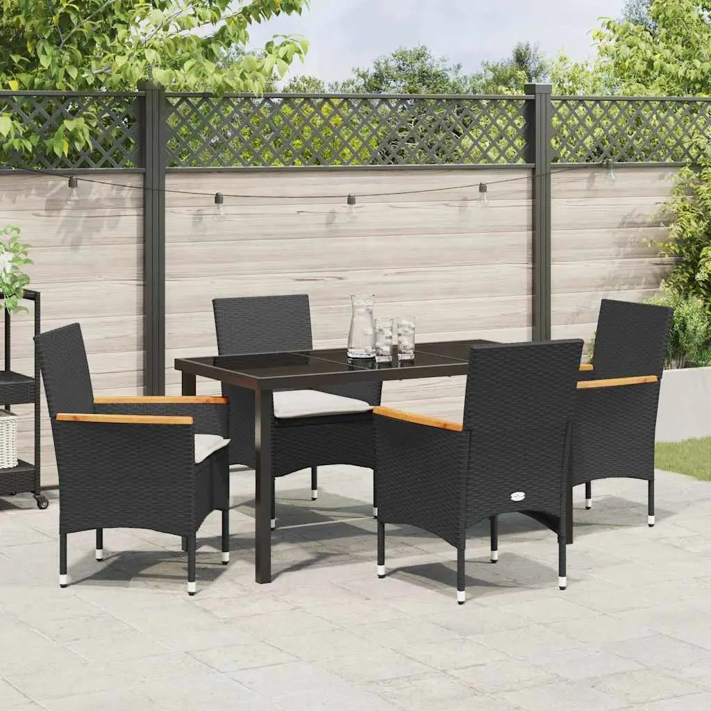 5 Piece Garden Dining Set with Durable Build