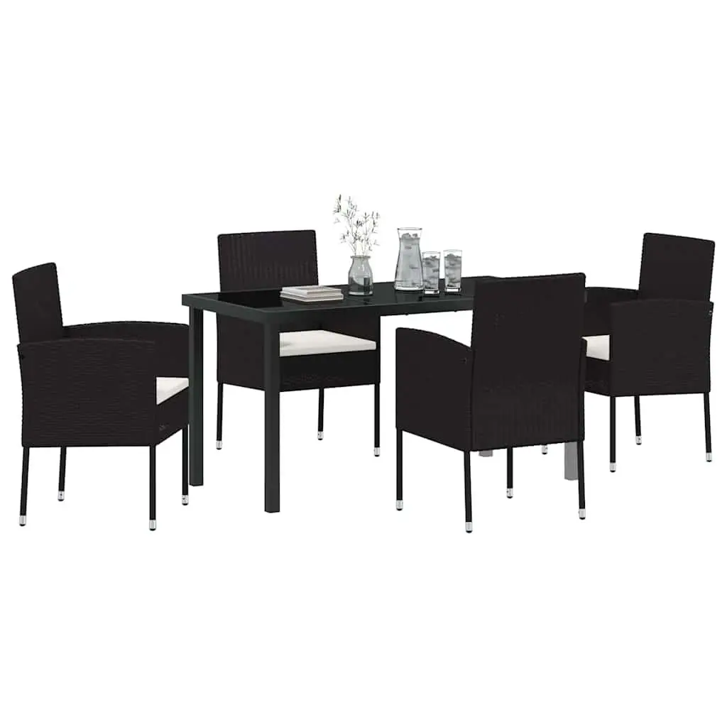 5-Piece Outdoor Dining Set with Cushions