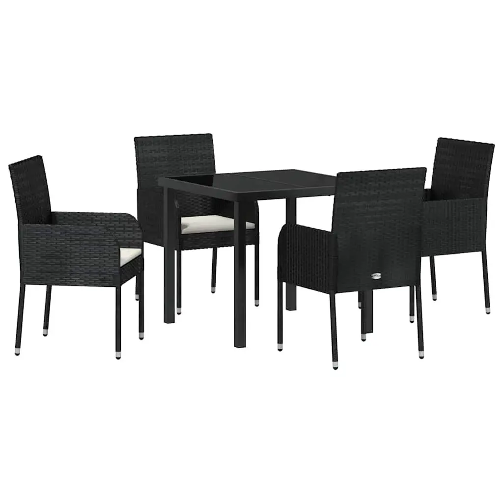 5 Piece Outdoor Dining Set with Cushions