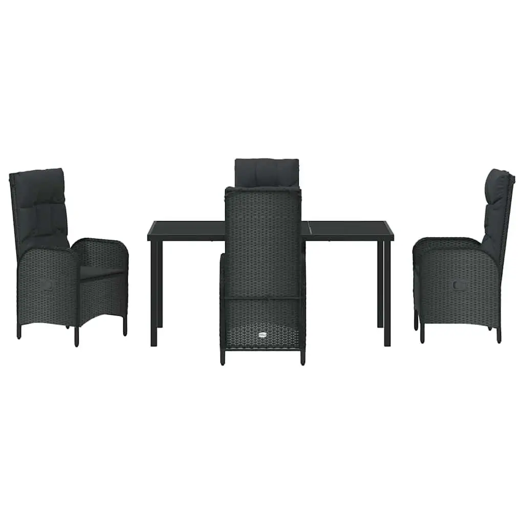 5-Piece Garden Dining Set with Cushions