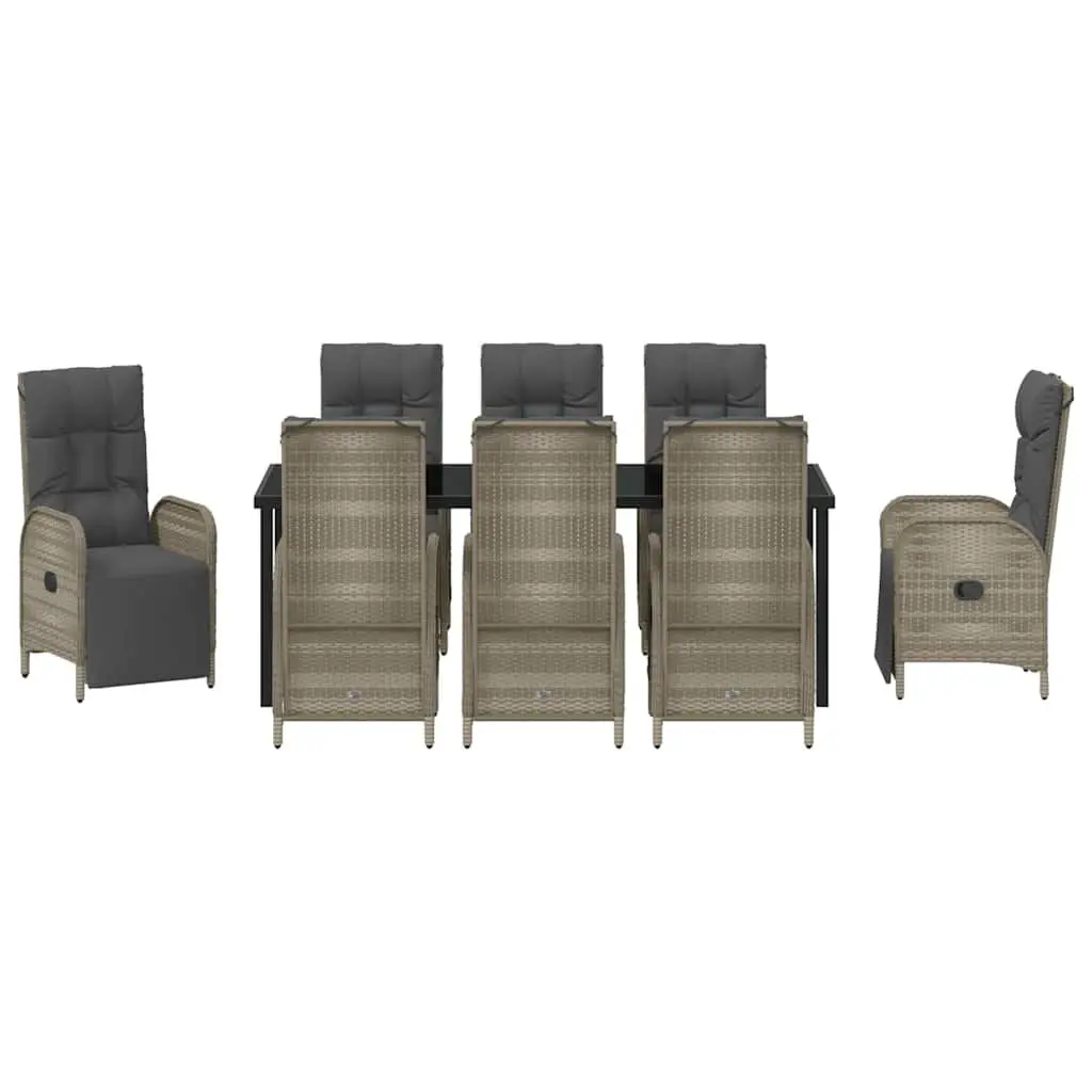 9 Piece Garden Dining Set with Durable Build