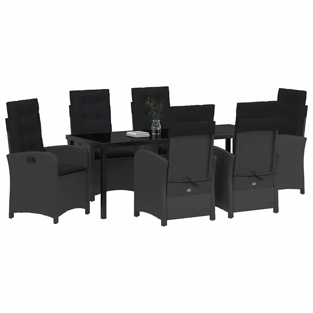 7 Piece Garden Dining Set with Cushions