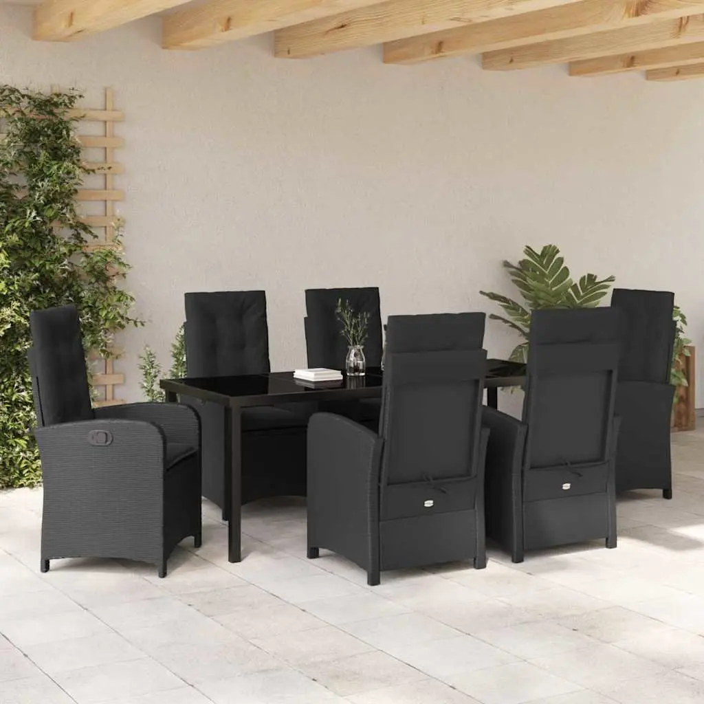7 Piece Garden Dining Set with Cushions