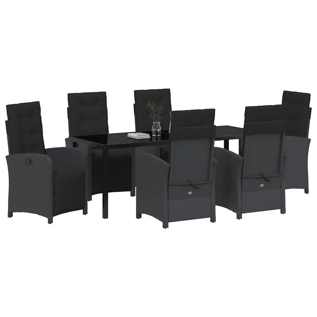 7 Piece Outdoor Dining Set with Cushions