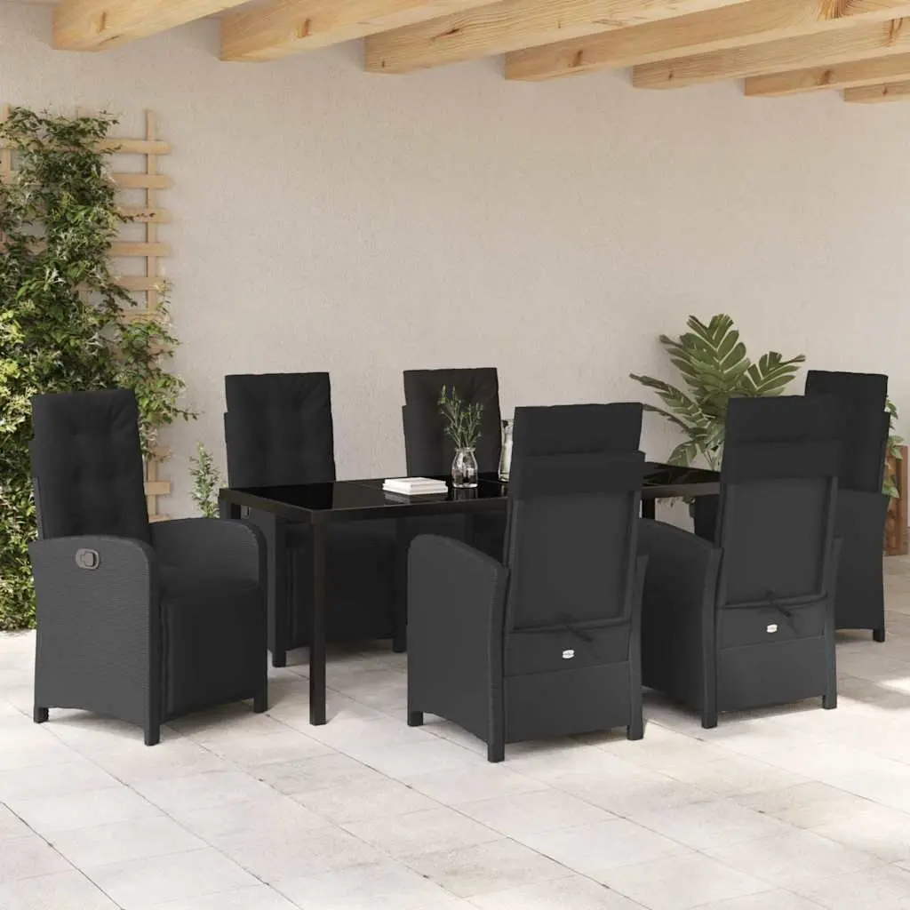 7 Piece Outdoor Dining Set with Cushions