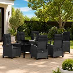 Stylish 7-Piece Garden Dining Set for Outdoor Use