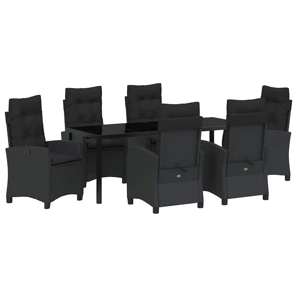7-Piece Garden Dining Set for Outdoor Use
