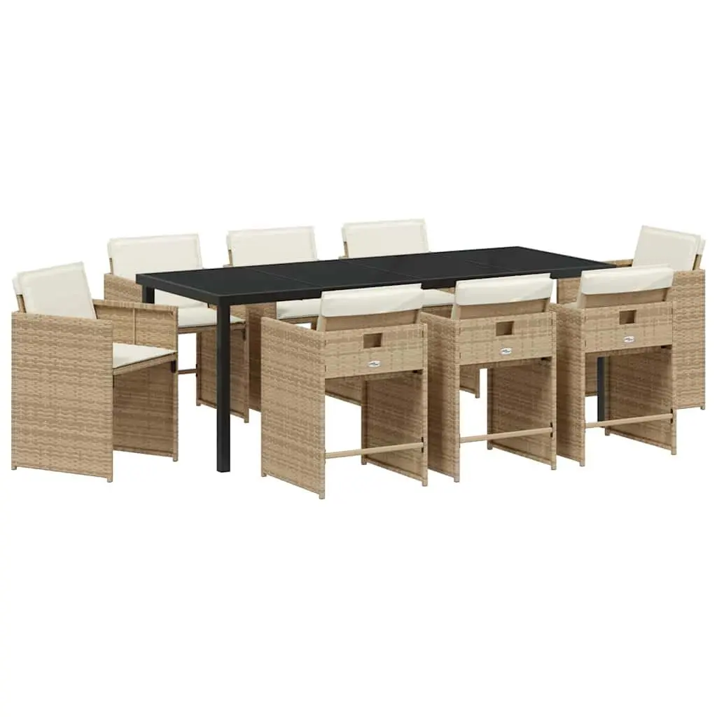 9-Piece Garden Dining Set for Outdoor Spaces