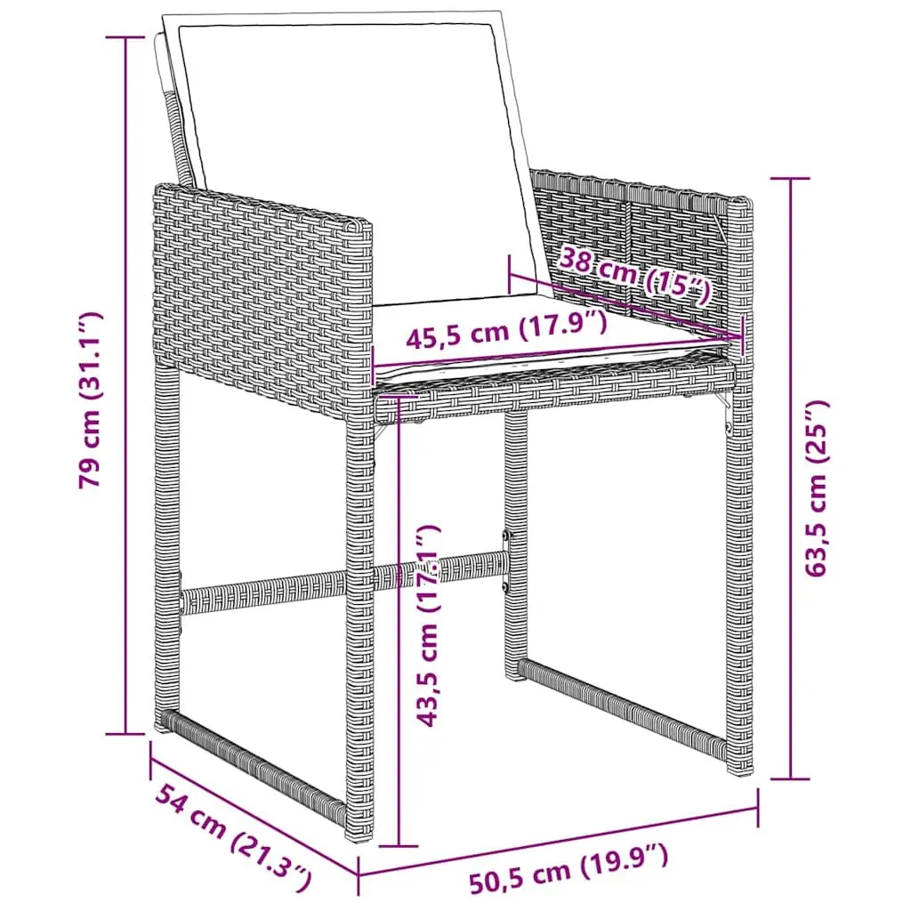 Light Grey 5-Piece Outdoor Dining Set with Durable Build