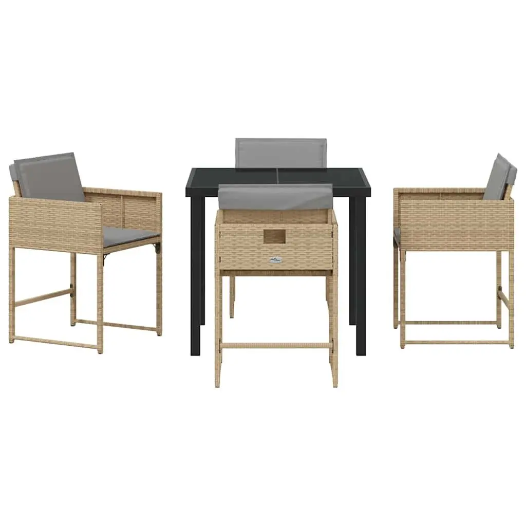 Garden Dining Set 5 Pieces for Outdoor Spaces