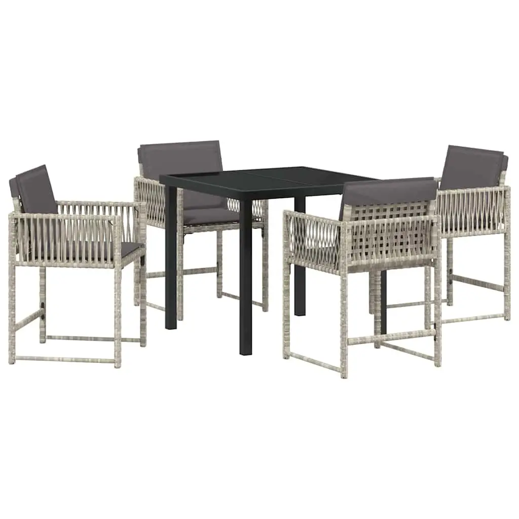 5-Piece Garden Dining Set with Durable Construction