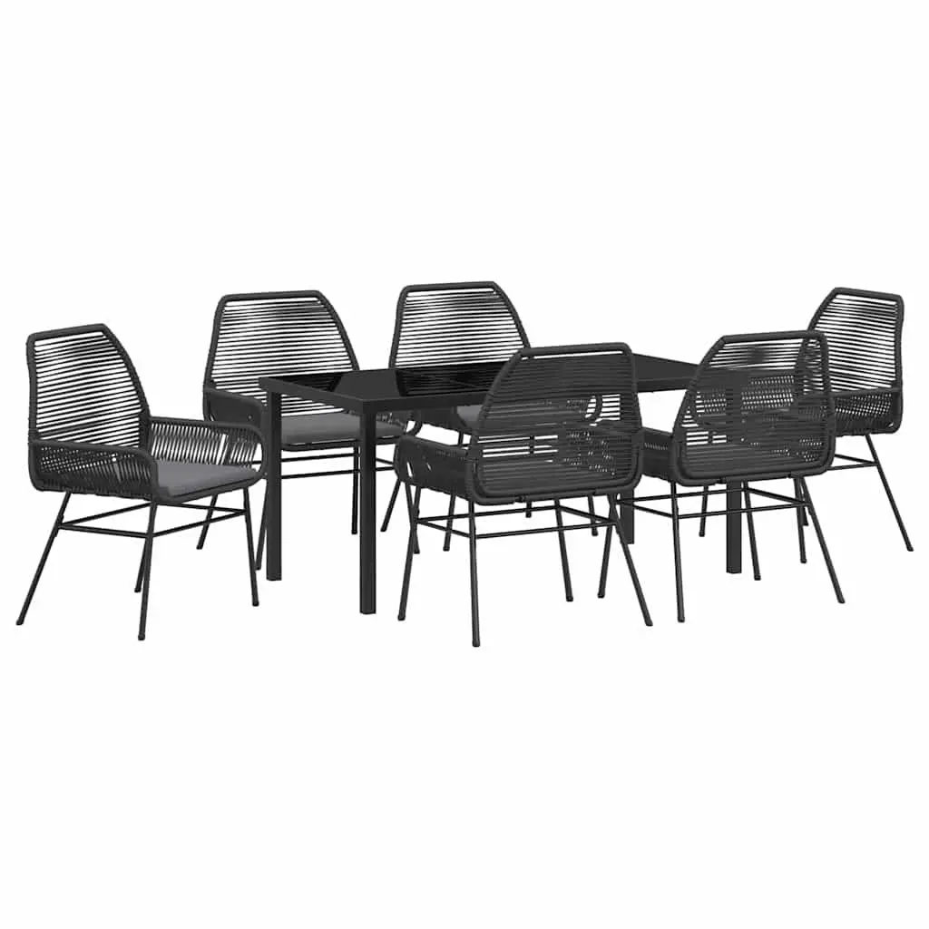 7-Piece Garden Dining Set with Durable Build