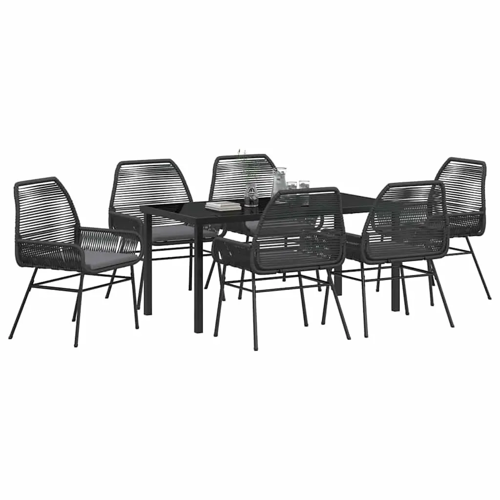 7-Piece Garden Dining Set with Durable Build