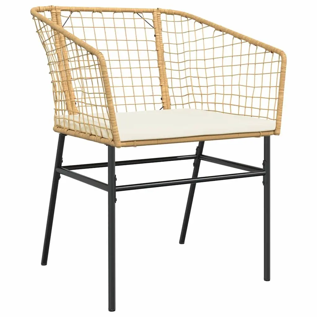 7-Piece Brown Outdoor Dining Set with Glass Table