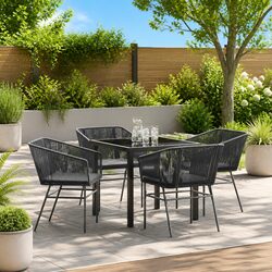 5 Piece Outdoor Dining Set for Patios and Balconies