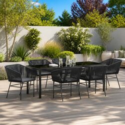 Stylish 7-Piece Garden Dining Set for Outdoor Spaces