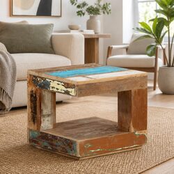 Reclaimed Wood Coffee Table 45x45x40 cm for Your Home