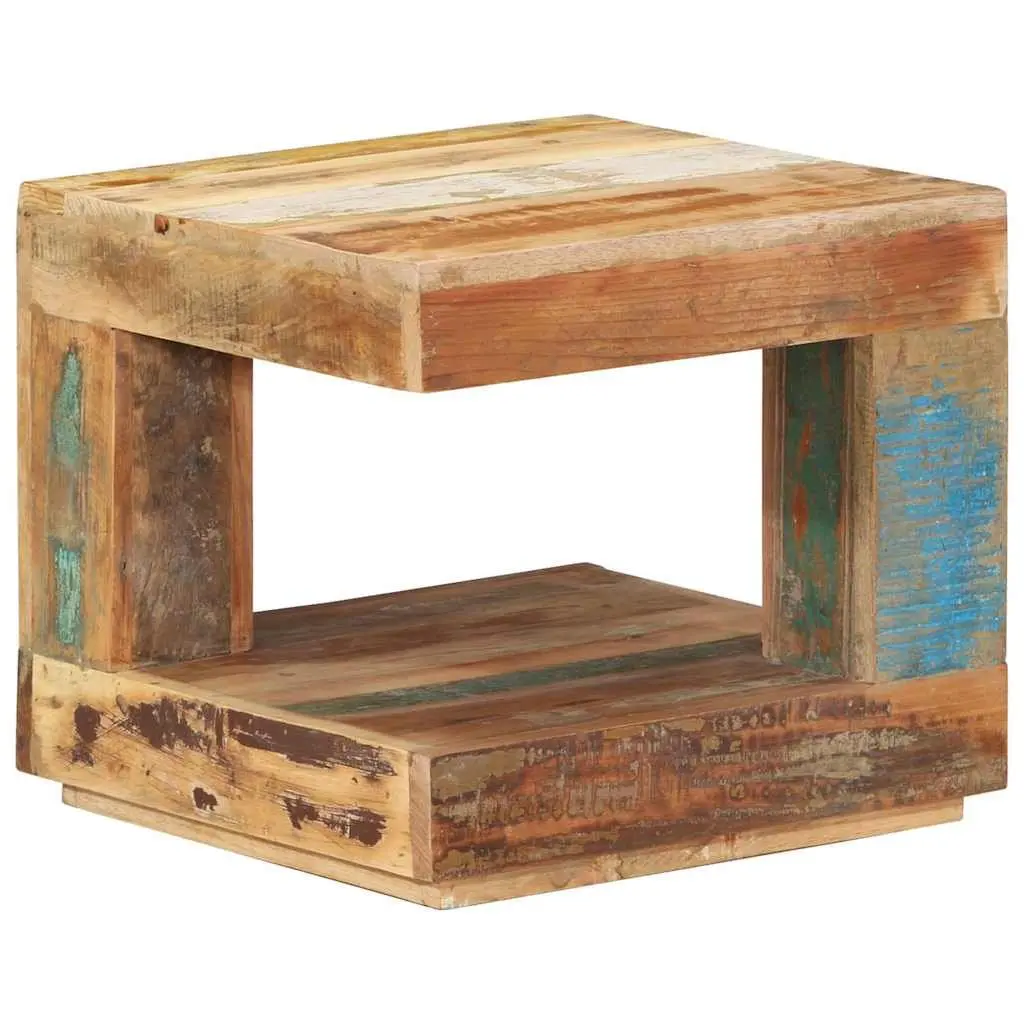 Coffee Table 45x45x40 cm Reclaimed Wood Solid Living Room Accent Side Table