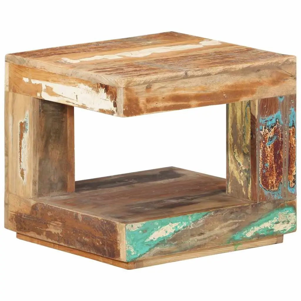 Coffee Table 45x45x40 cm Reclaimed Wood Solid Living Room Accent Side Table